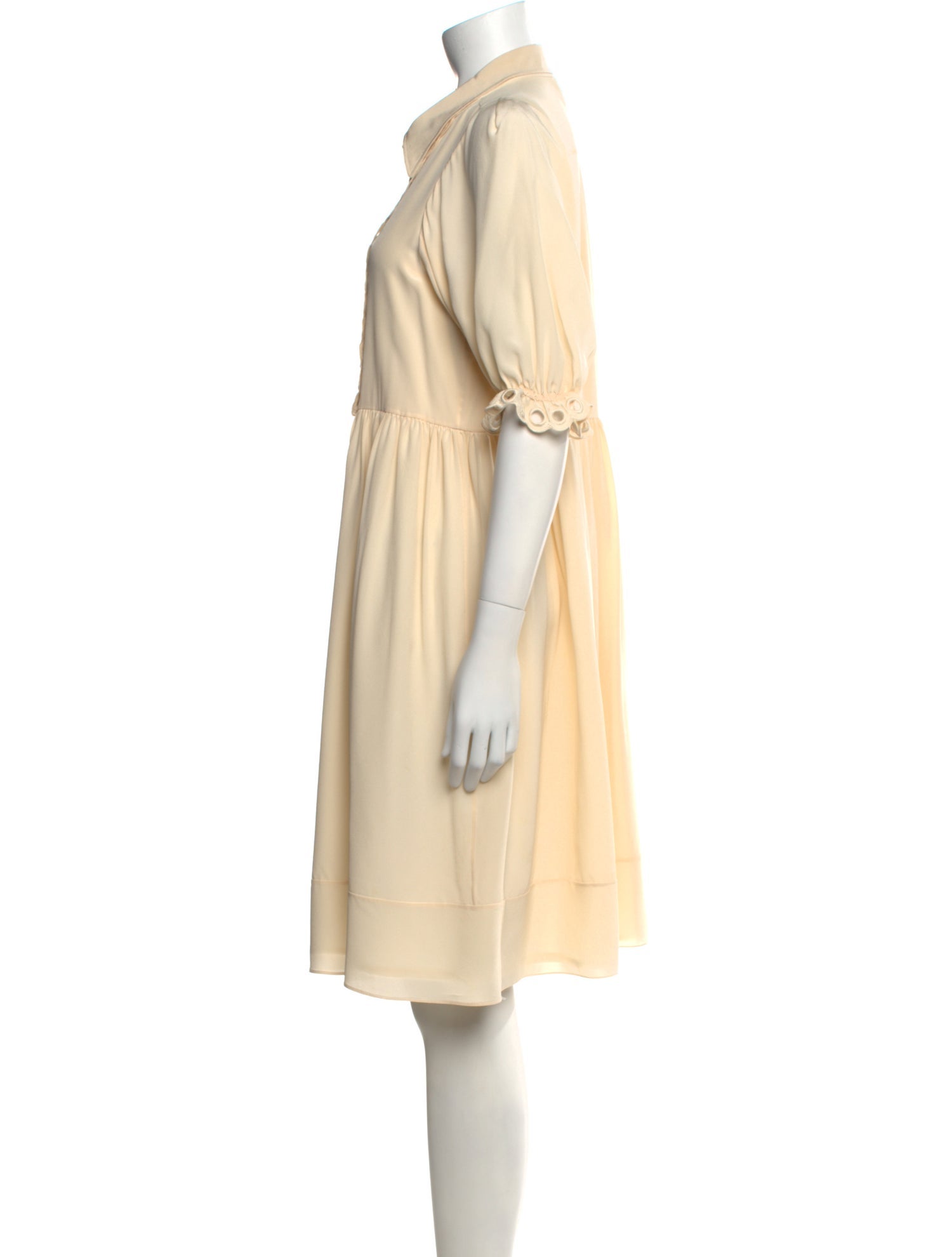 Chloé Silk Knee-Length Dress