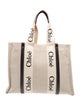 Chloé Canvas Woody Tote Small
