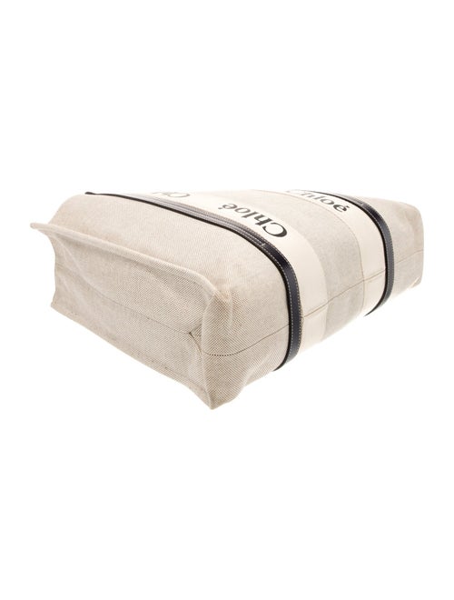 Chloé Canvas Woody Tote Small
