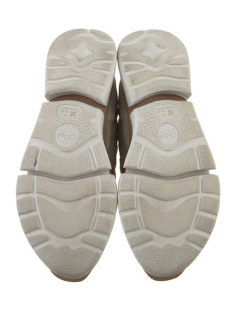 Chloé Mesh Colorblock Pattern Sneakers