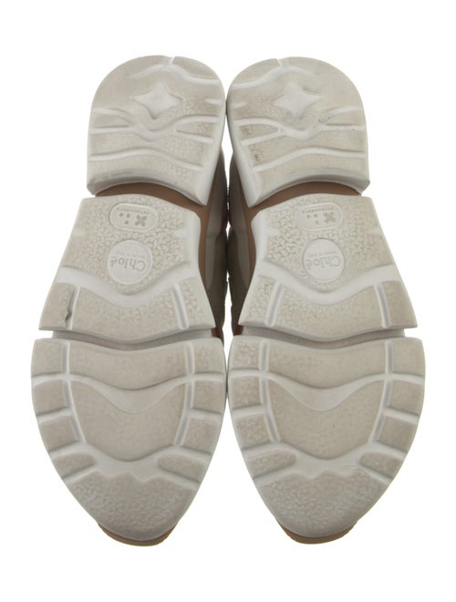 Chloé Mesh Colorblock Pattern Sneakers
