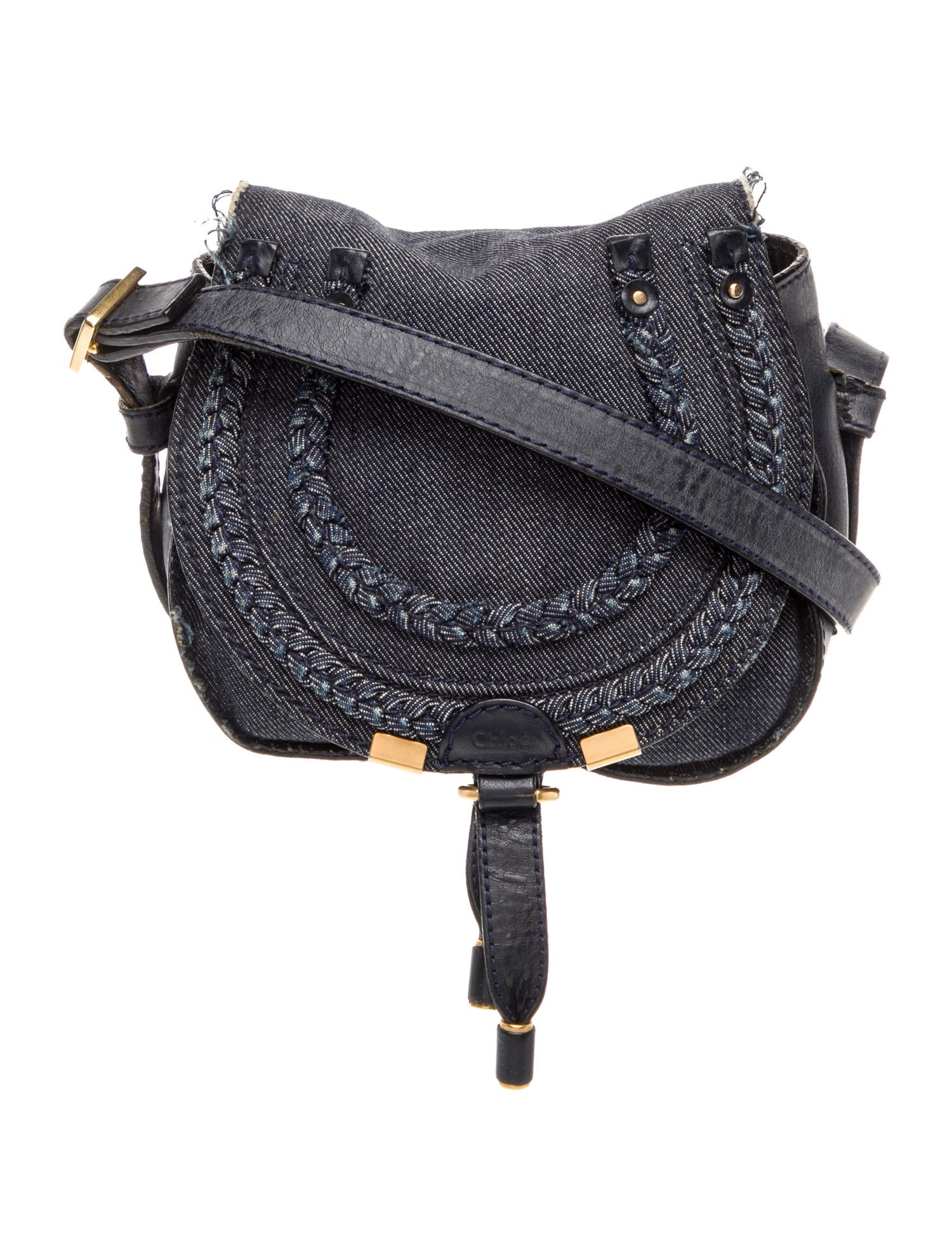 Chloé Denim Marcie Crossbody Mini