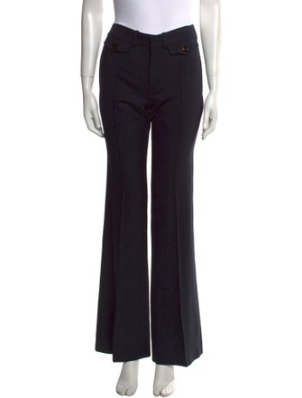 Chloé Virgin Wool Wide Leg Pants