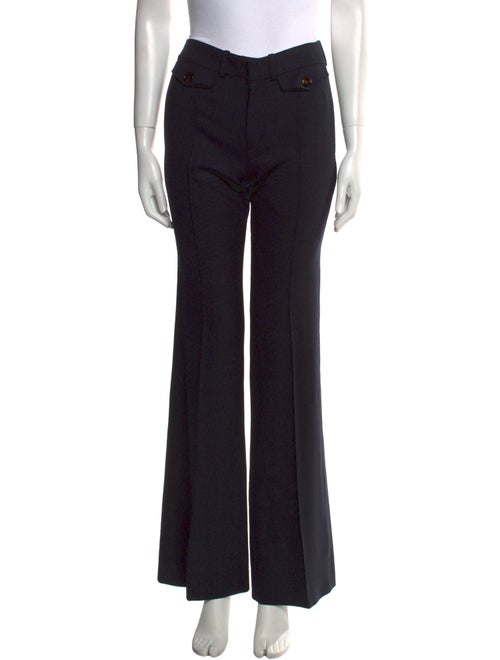 Chloé Virgin Wool Wide Leg Pants