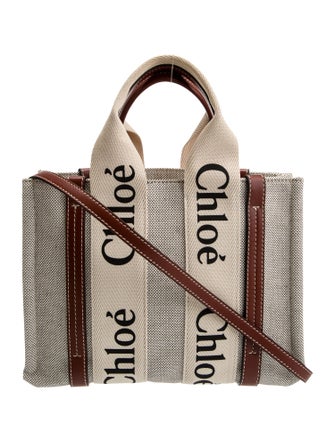 Chloé Canvas Woody Small