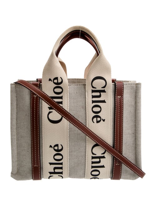 Chloé Canvas Woody Small