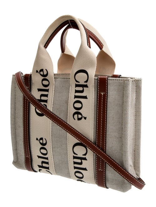 Chloé Canvas Woody Small