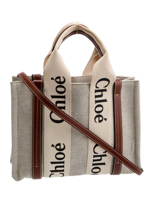 Chloé Canvas Woody Small