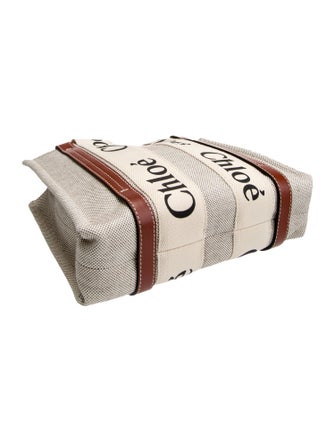 Chloé Canvas Woody Small
