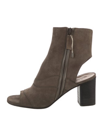 Chloé Suede Leather Trim Embellishment Boots