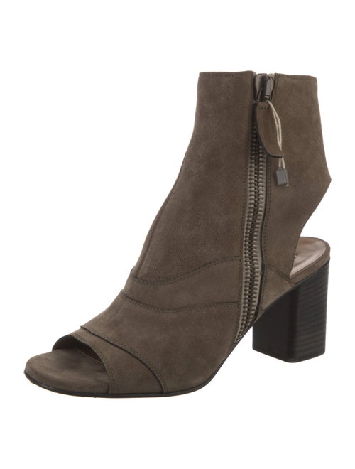 Chloé Suede Leather Trim Embellishment Boots