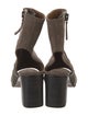 Chloé Suede Leather Trim Embellishment Boots