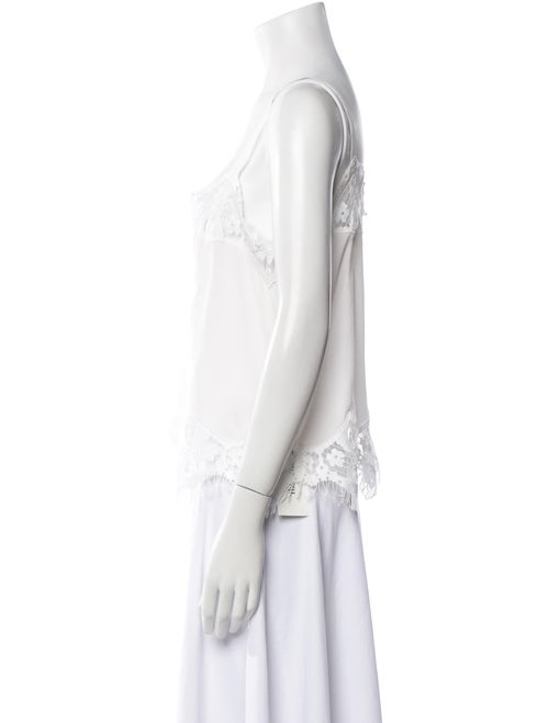 Chloé Square Neckline Sleeveless Blouse