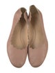 Chloé Leather Scalloped Accent Ballet Flats