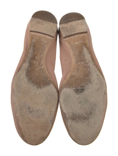 Chloé Leather Scalloped Accent Ballet Flats