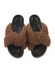 Chloé Shearling Slides