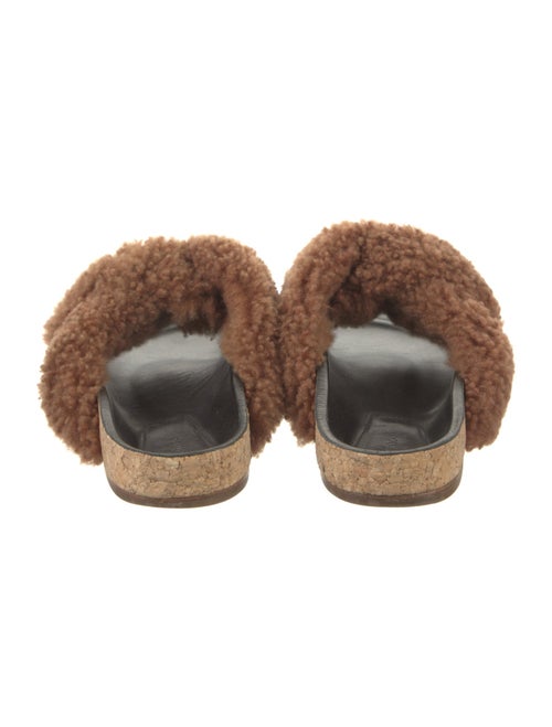 Chloé Shearling Slides