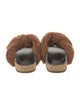Chloé Shearling Slides