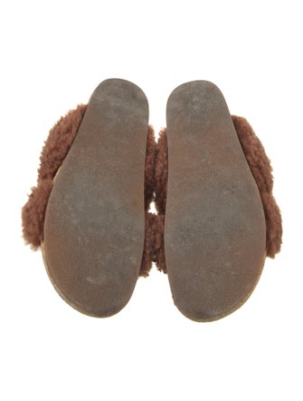 Chloé Shearling Slides