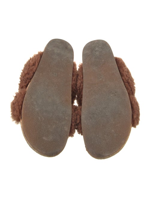 Chloé Shearling Slides