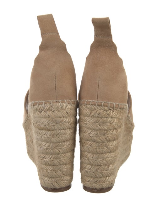 Chloé Suede Scalloped Accent Espadrilles
