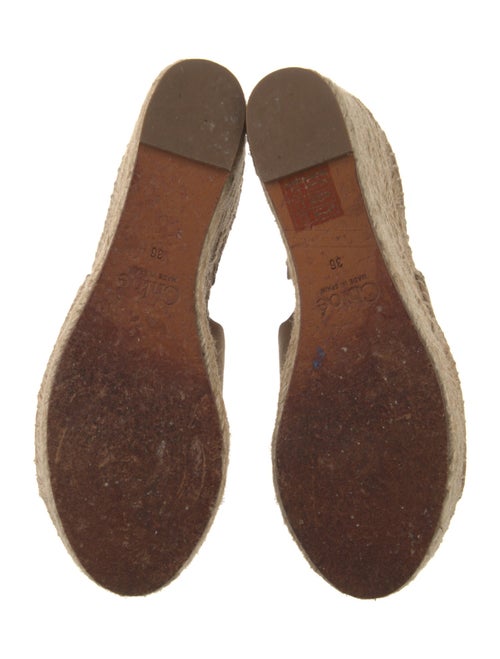 Chloé Suede Scalloped Accent Espadrilles