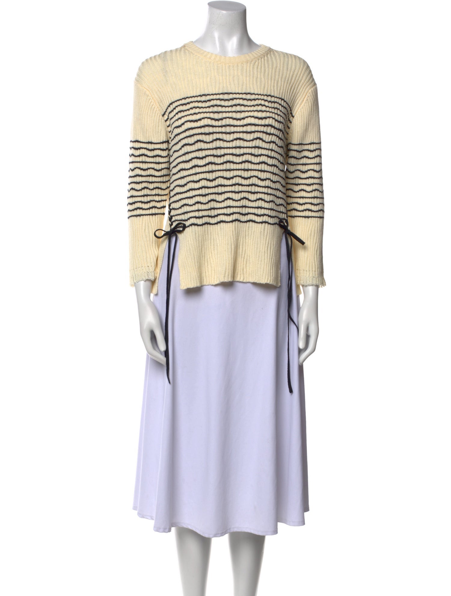 Chloé Striped Crew Neck Sweater