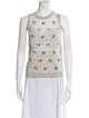 Chloé Floral Print Crew Neck Top