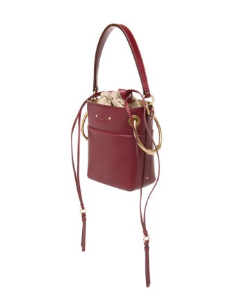 Chloé Leather Drawstring Bucket Bag
