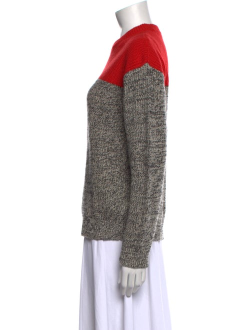 Chloé Cashmere Colorblock Pattern Sweater