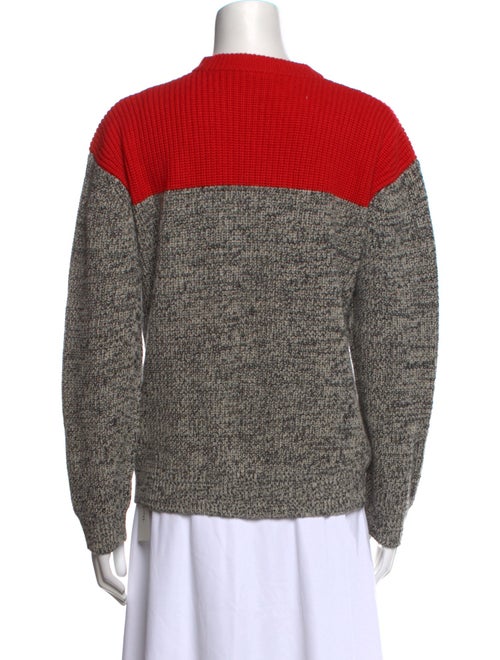 Chloé Cashmere Colorblock Pattern Sweater
