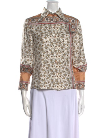 Chloé 2019 Silk Button-Up Top