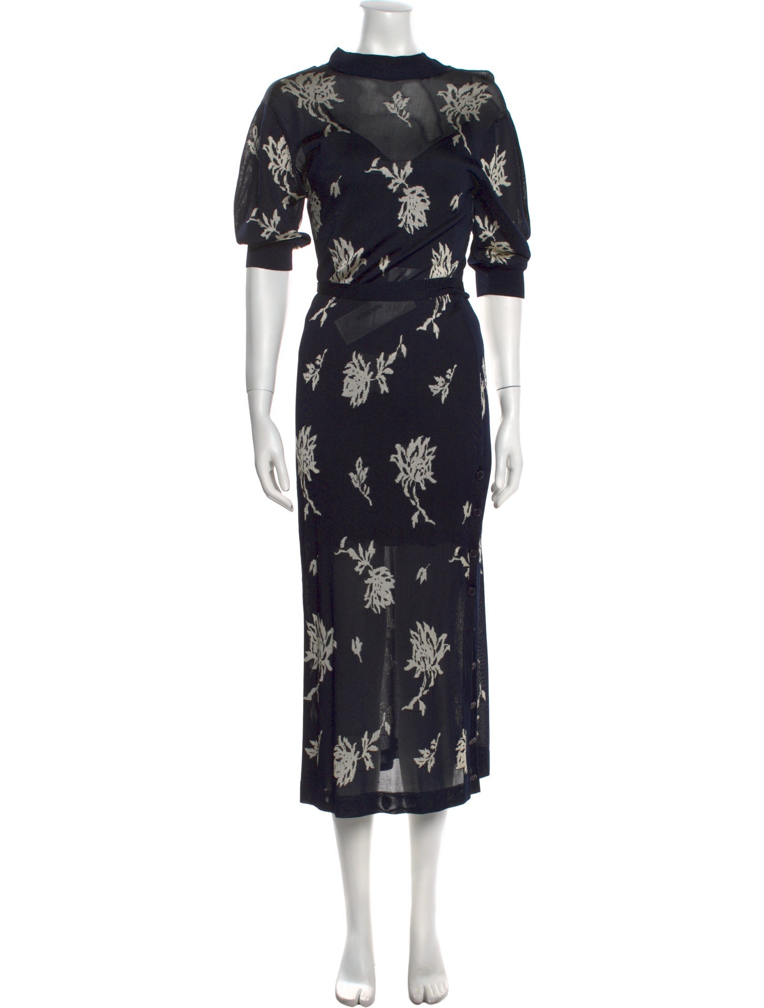 Chloé Floral Print Long Dress