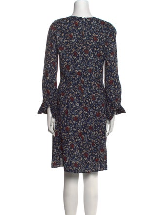 Chloé Floral Print Knee-Length Dress