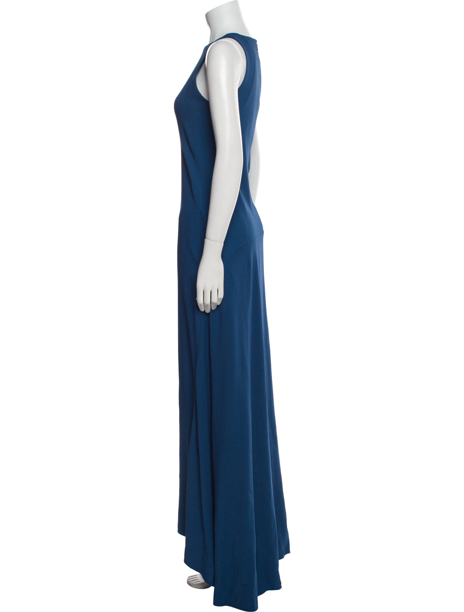 Chloé Crew Neck Long Dress