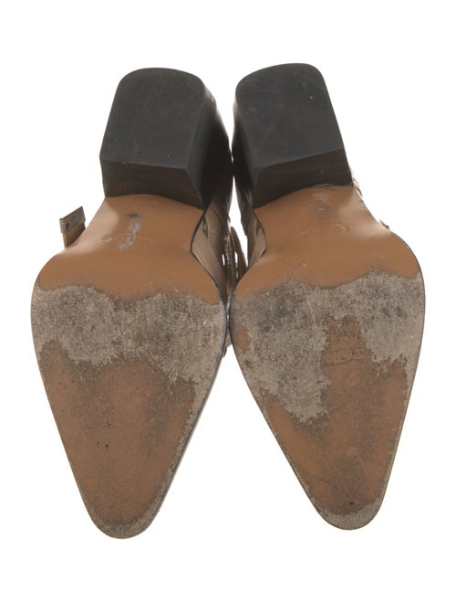 Chloé Leather Lace-Up Boots