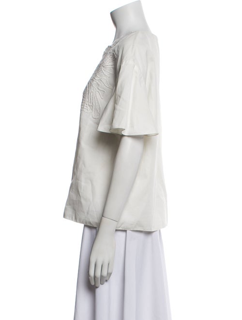 Chloé Crew Neck Short Sleeve Top