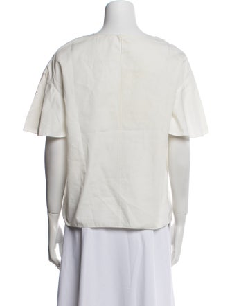 Chloé Crew Neck Short Sleeve Top