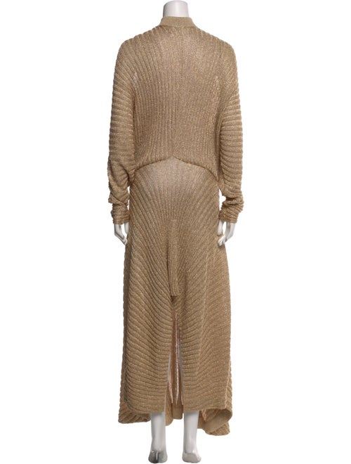Chloé V-Neck Long Dress