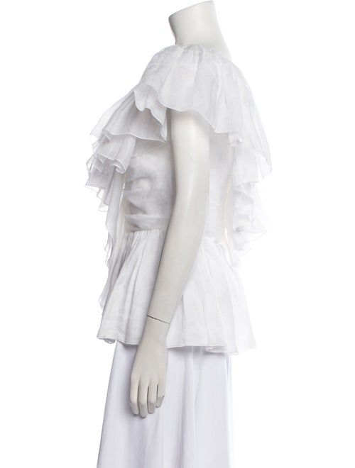 Chloé V-Neck Short Sleeve Top