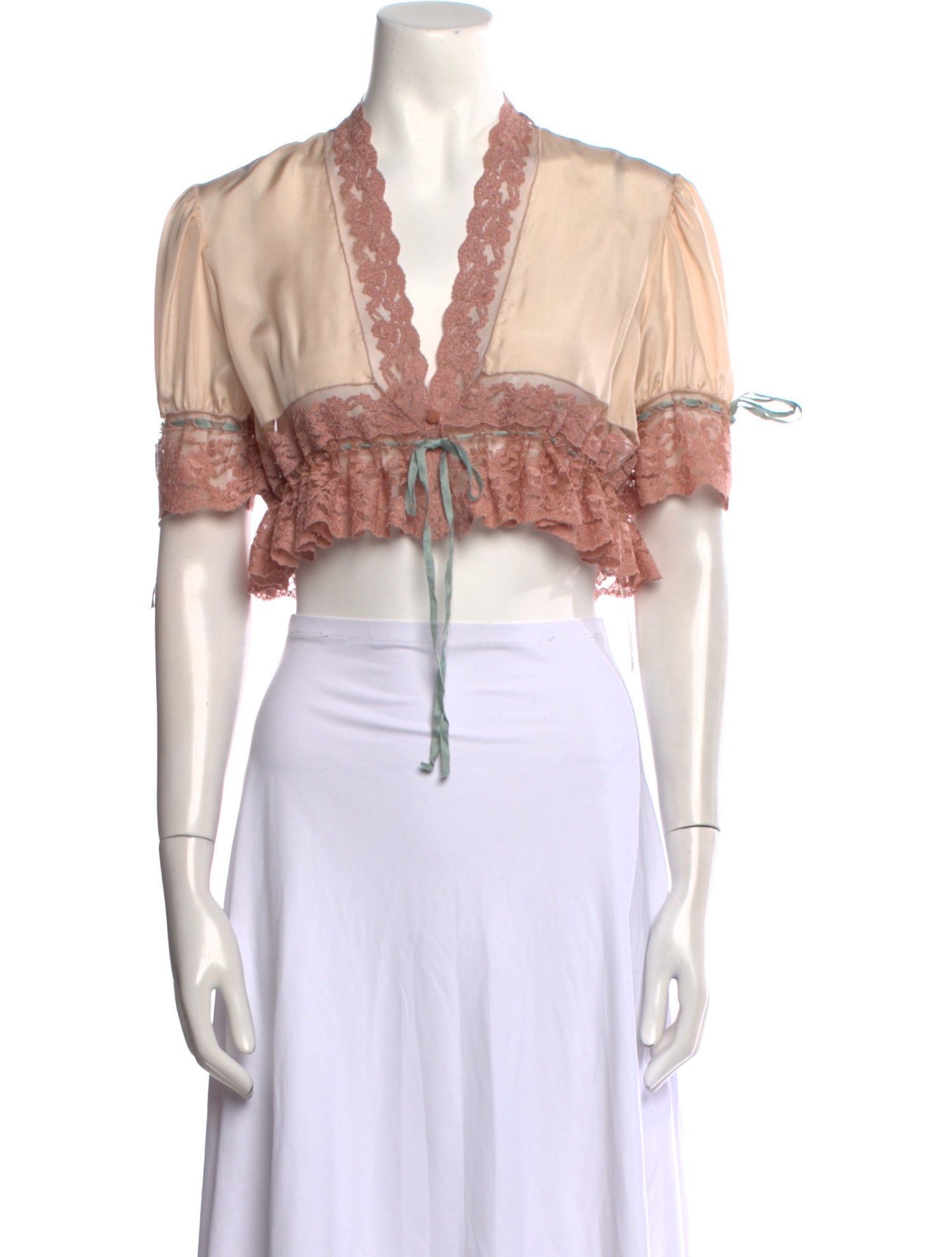 Chloé 2025 Silk Crop Top