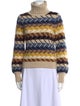 Chloé Merino Wool Printed Sweater