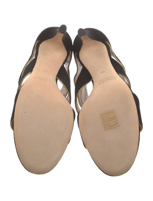 Chloé Suede Gladiator Sandals