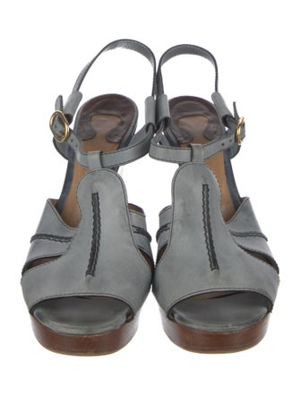 Chloé Leather T-Strap Pumps