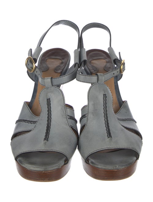 Chloé Leather T-Strap Pumps