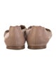 Chloé Leather Scalloped Accent Ballet Flats