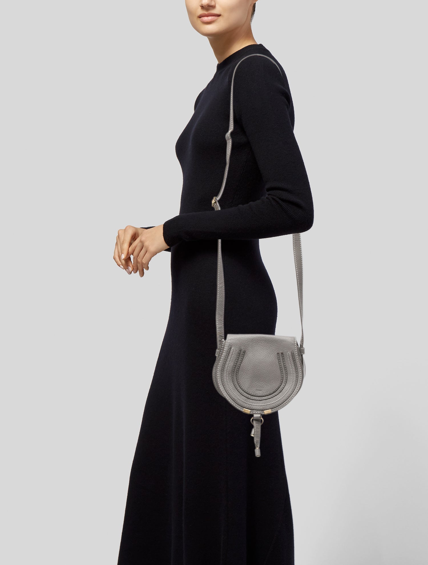 Chloé Leather Marcie Crossbody Small