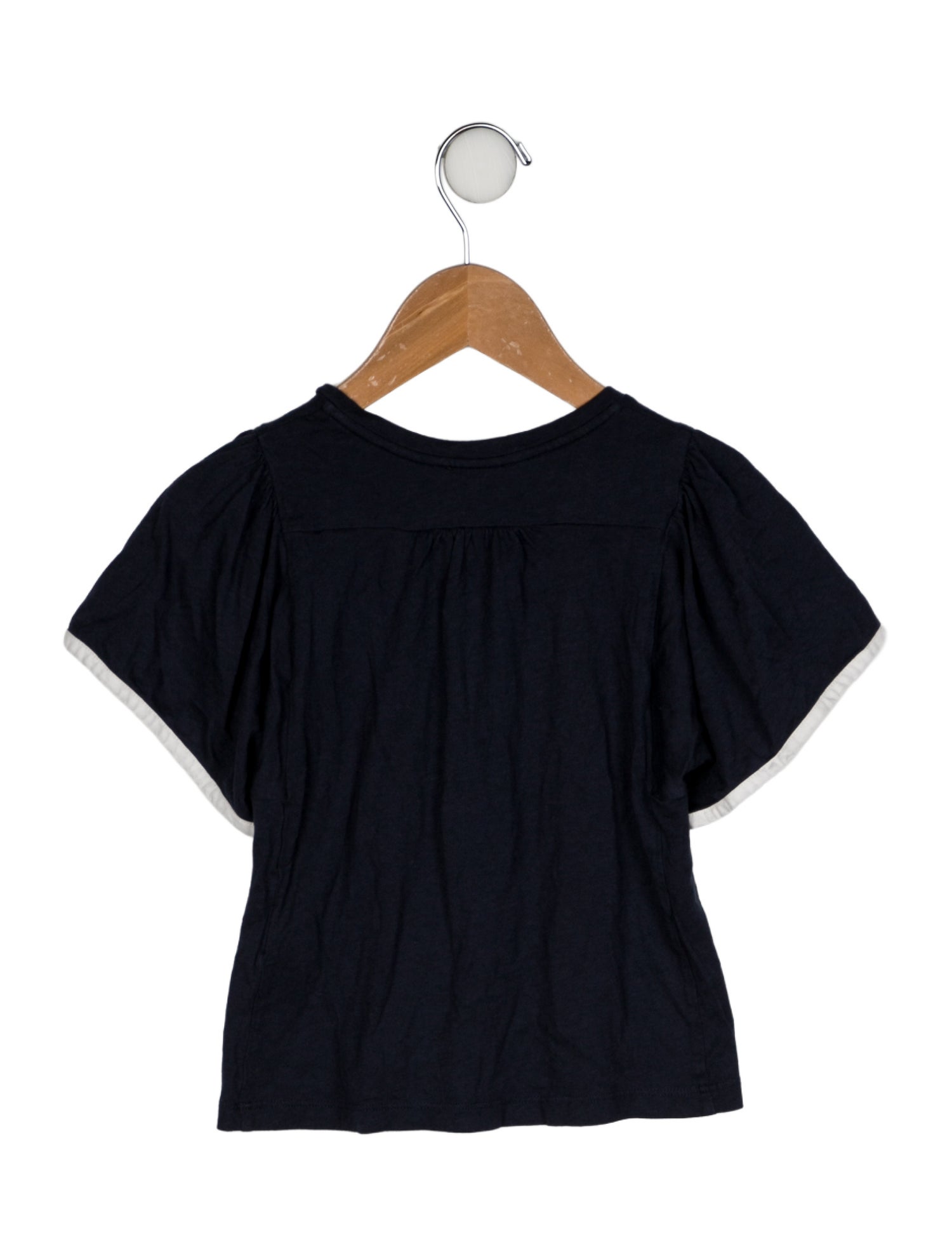 Chloé Toddler Girls' Embroidered Short Sleeve Top