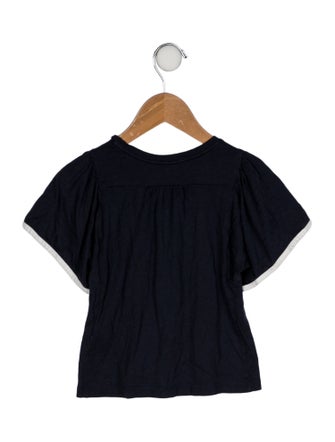 Chloé Toddler Girls' Embroidered Short Sleeve Top