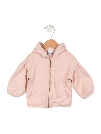 Chloé Girls' Hooded Zip Sweatshirt